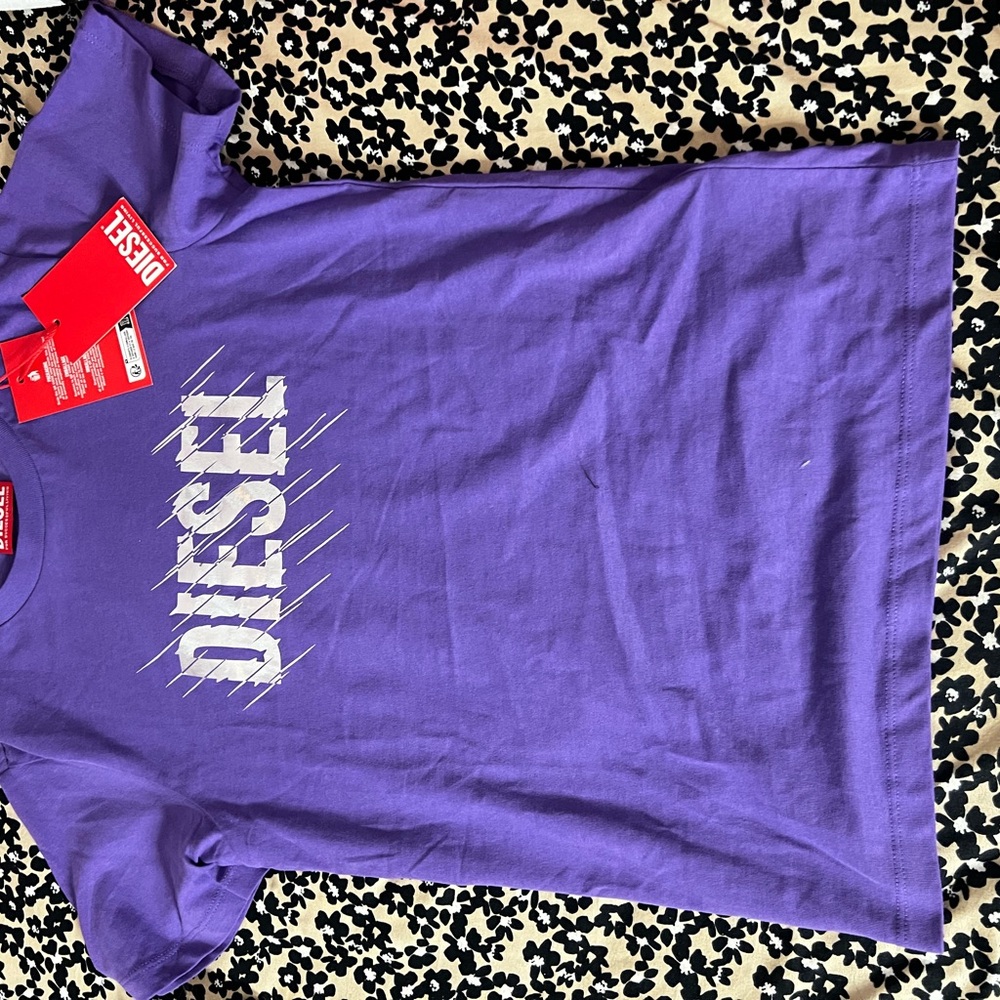 Diesel Violet Graphic Tee